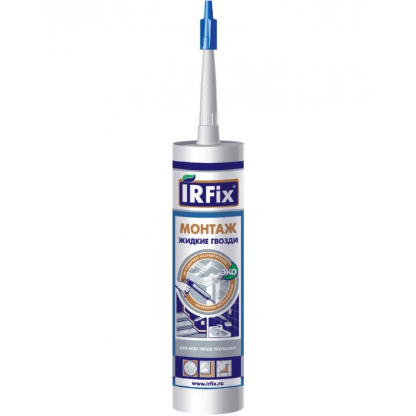 Герметик силиконовый санитарный белый IRFIX 310мл