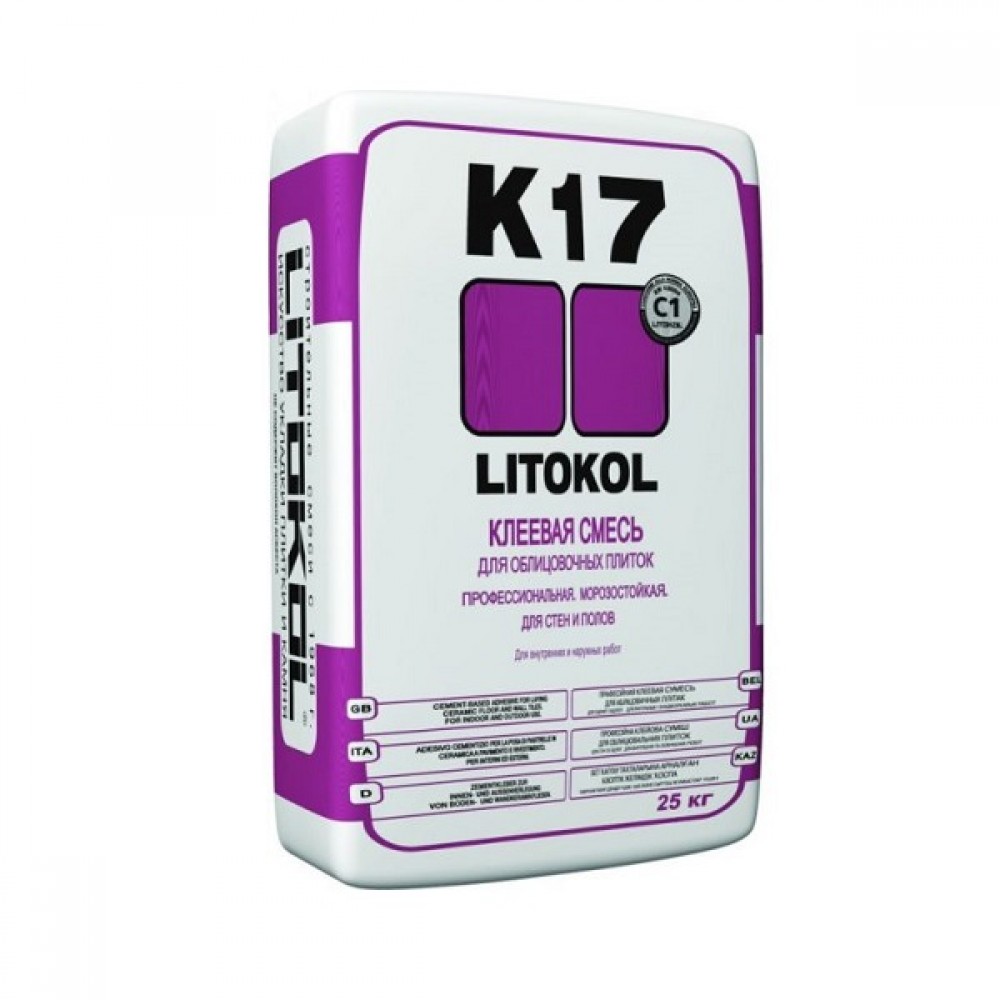 Плиточный клей Litokol K 17 25 кг