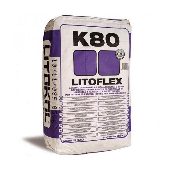 Плиточный клей Litokol Litoflex K 80 25 кг 