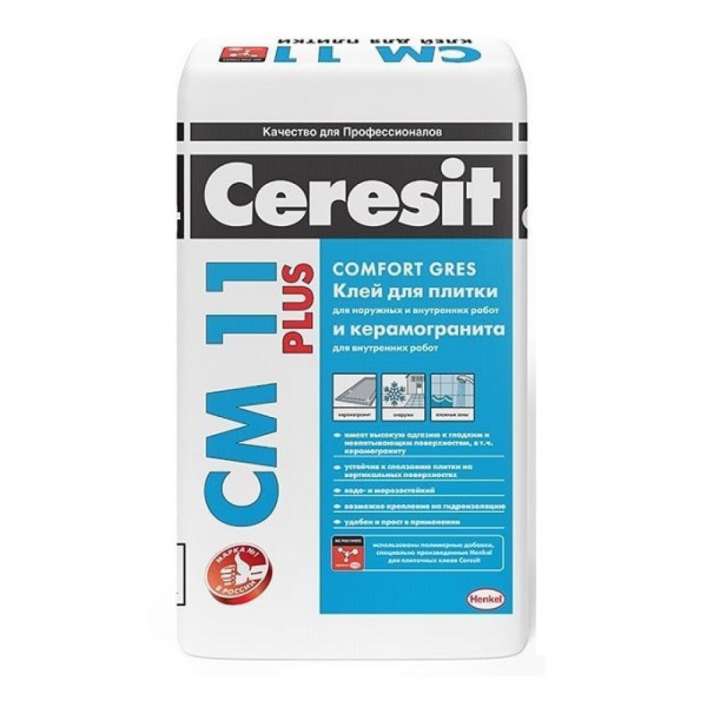 Плиточный клей Ceresit CM 11 Plus 25 кг