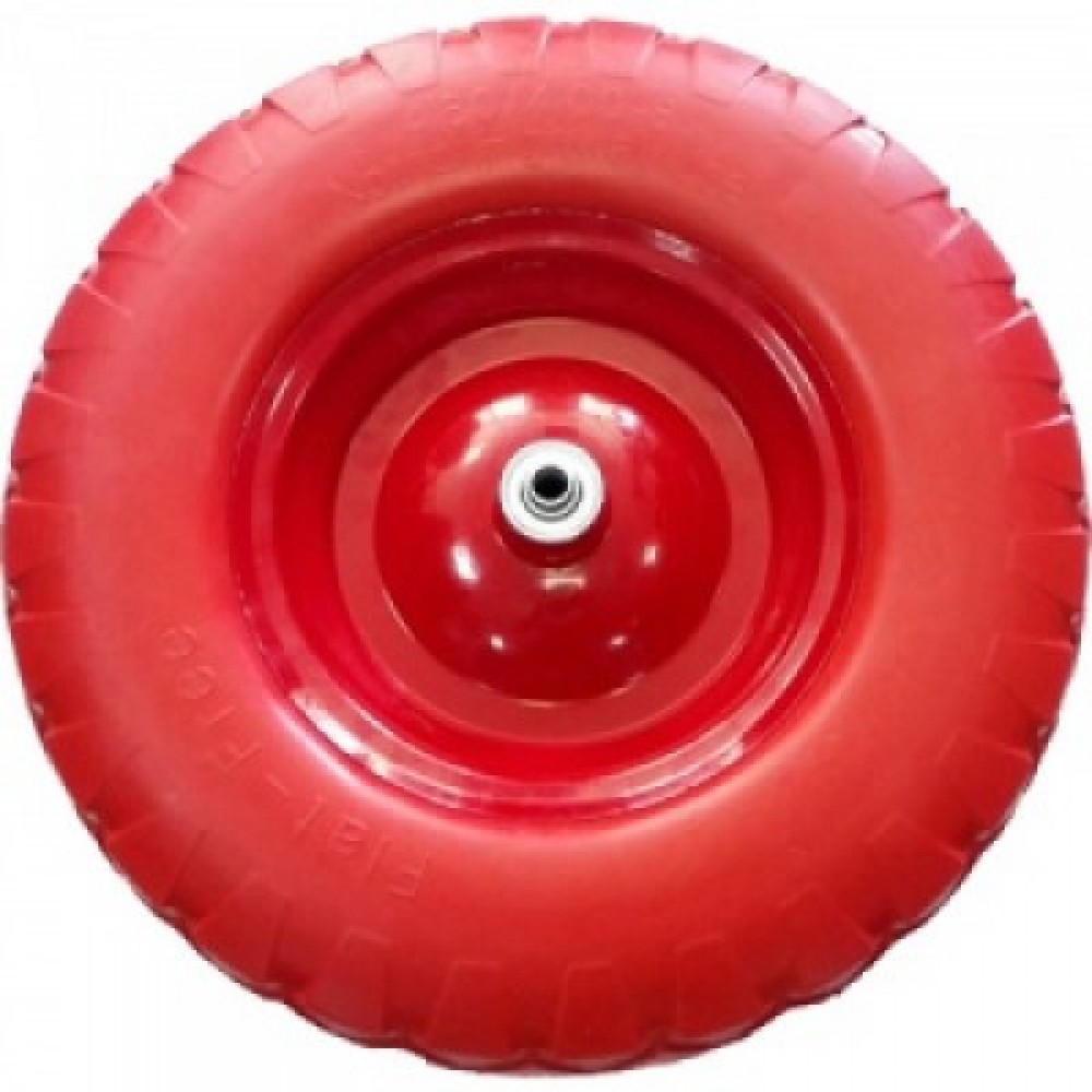 Бескамерное колесо для тачки полиуретановое