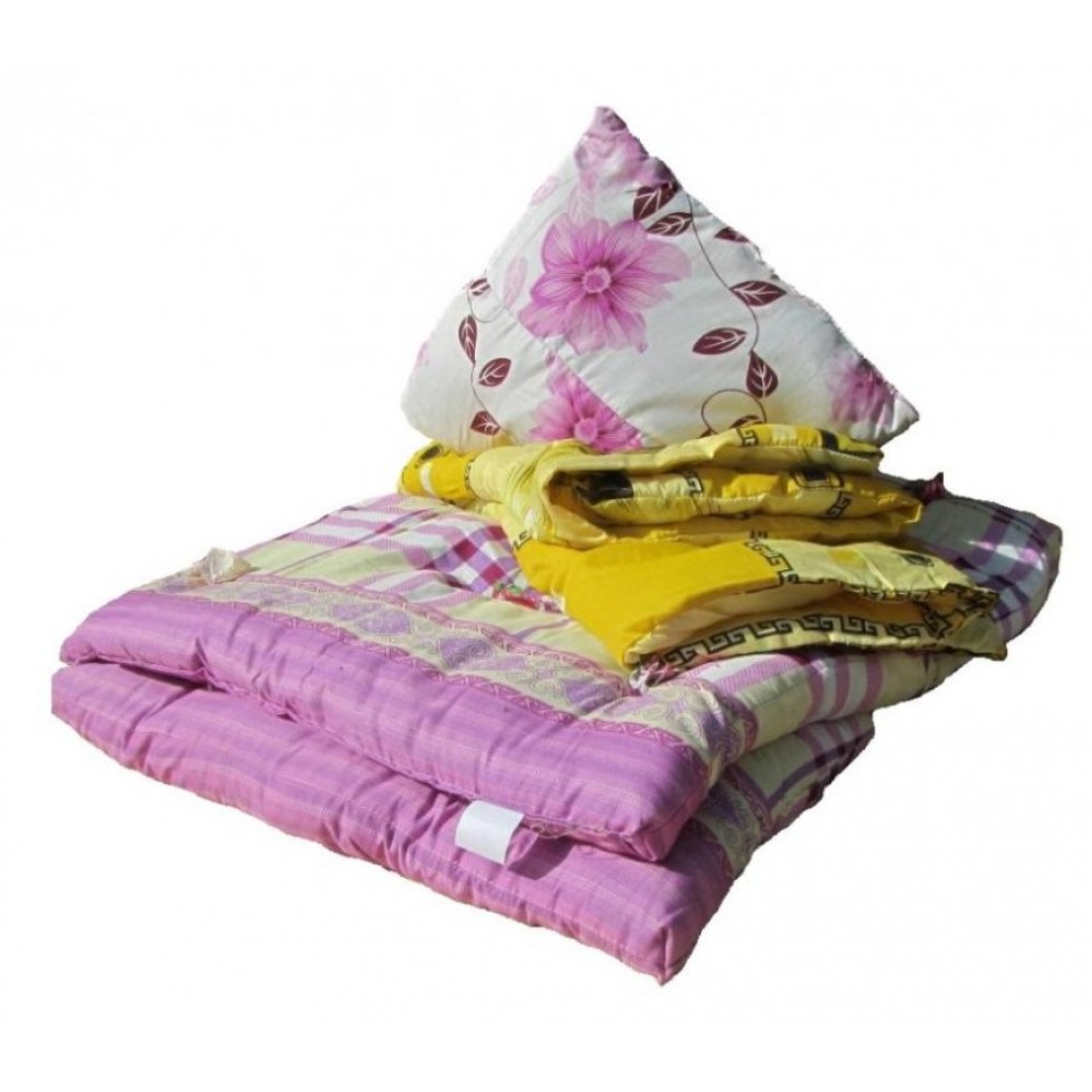 Спальный комплект для рабочего (матрас, подушка, одеяло)
