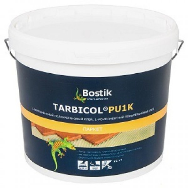 Клей однокомпонентный полиуретановый для паркета Bostik TARBICOL PU 1K / Бостик Тарбикол ПУ 1К (21 кг)